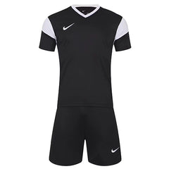 Maillot d'équipe personnalisable NK-761 (maillot + short) noir