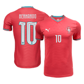 BERNARDO#10 Player Version Portugal Home Soccer Jersey World Cup 2026 Red