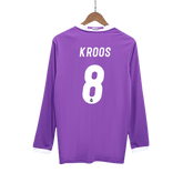 Real Madrid KROOS #8 Away Soccer Jersey Retro 2016/17 - Long Sleeve