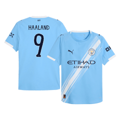 HAALAND #9 Authentic Manchester City Home Soccer Jersey 2025/26 Blue - Club World Cup