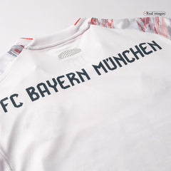UPAMECANO #2 Bayern Munich Away Soccer Jersey 2025/26 White