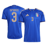 DIMARCO #3 Italy Home Soccer Jersey World Cup 2026 Blue