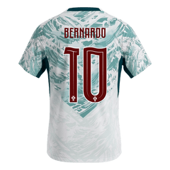 BERNARDO #10 Portugal Away Soccer Jersey World Cup 2026 White&Green