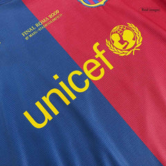 Maillot rétro de football Barcelone Messi #10 Domicile 2008/09 - UCL