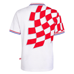 Retro Croatia Home Soccer Jersey World Cup 1998 White&Red
