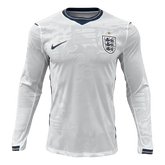 Player Version England Home Long Sleeve Soccer Jersey World Cup 2026 White