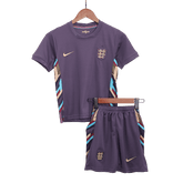 England Away Jersey Kit EURO 2024 Kids(Jersey+Shorts)