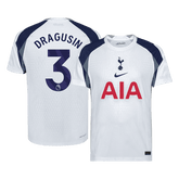 DRAGUSIN #3 Authentic Tottenham Hotspur Home Soccer Jersey 2025/26 White