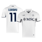 Maillot de football extérieur authentique Napoli LUKAKU #11 2024/25