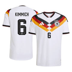 KIMMICH #6 Player Version Germany Home Soccer Jersey World Cup 2026 White