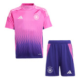 Germany Away Jersey Kit EURO 2024 Kids(Jersey+Shorts)