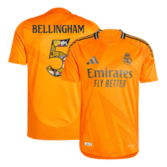 Maillot extérieur authentique Real Madrid BELLINGHAM #5 2024/25
