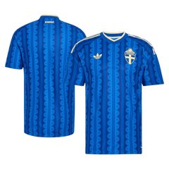 Men Player Version Sweden Away Soccer Jersey World Cup 2026 Blue