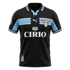 Retro 98/99 Lazio Away Soccer Jersey Navy
