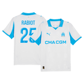 RABIOT #25 Marseille Home Soccer Jersey 25/26 White