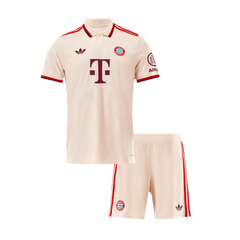Bayern Munich Third Away Soccer Jersey Kit 2024/25 Kids(Jersey+Shorts) - UCL