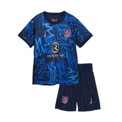 Maillot de football extérieur troisième division de l'Atlético Madrid 2024/25 pour enfant (maillot + short)