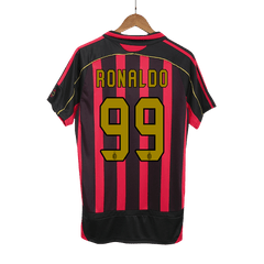 Maillot de football rétro domicile AC Milan Ronaldo #99 2006/07