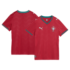 Women's Portugal Home Soccer Jersey World Cup 2026 Red