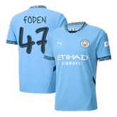 Manchester City FODEN #47 Home Jersey - UCL Edition