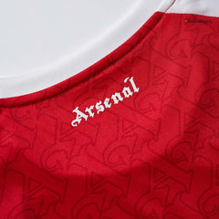 Arsenal Home Long Sleeve Soccer Jersey 2025/26 Red