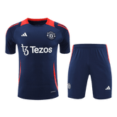 Maillot de football d'avant-match Manchester United 2024/25 (maillot + short)