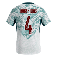 RÚBEN DIAS #4 Portugal Away Soccer Jersey World Cup 2026 White&Green