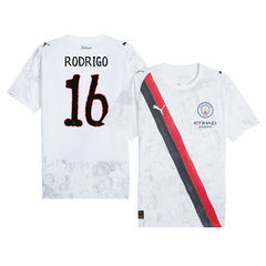 RODRIGO #16 Manchester City KidSuper Soccer Jersey 2025/26 White - Club World Cup