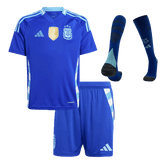 Argentina Away Jersey Kit 2024 Kids(Jersey+Shorts+Socks)