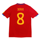 Spanien XAVI #8 Heim-Fußballtrikot Retro 2010