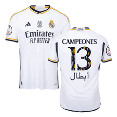 Campeones Supercopa Real Madrid CAMPEONES #13 Home Jersey Authentic 2023/24