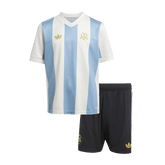 Argentinien Fußballtrikot-Set 2024 für Kinder (Trikot + Shorts) – 50. Jubiläum