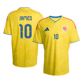 JAMES #10 Colombia Home Soccer Jersey World Cup 2026 Yellow