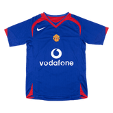 Retro 05/06 Manchester United Away Soccer Jersey Blue