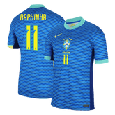 Brasilien RAPHINHA #11 Auswärts-Fußballtrikot Copa America 2024
