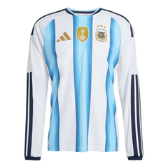 Player Version Argentina Home Long Sleeve Soccer Jersey World Cup 2026 Blue&White