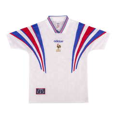 Frankreich Auswärts-Fußballtrikot Retro 1996