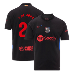 Barcelona F.DE JONG #21 Away Soccer Jersey 2024/25