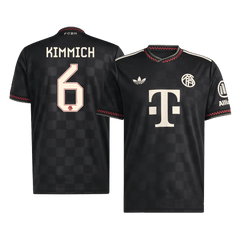 KIMMICH #6 Bayern Munich Third Away Soccer Jersey 2025/26 Black