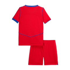 Kid's PSG Third Soccer Jersey Kit(Jersey+Shorts) 25/26 Red