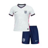 Kid's England Home Soccer Jersey Kit(Jersey+Shorts) World Cup 2026 White