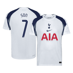 SON #7 Authentic Tottenham Hotspur Home Soccer Jersey 2025/26 White - UCL