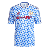 Retro Manchester United Away Soccer Jersey 1990/92 Blue