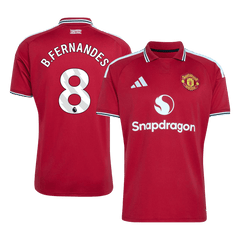 B.FERNANDES #8 Manchester United Home Soccer Jersey 26/27 Red