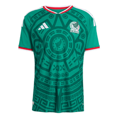 Player Version Mexico Home Soccer Jersey World Cup 2026 Green