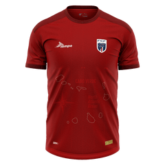 Cape Verde Third Soccer Jersey 2025 Red