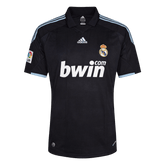 Men Retro Fan Version 09/10 Real Mardid Away Soccer Jersey Black