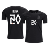 NUSA #20 Norway Away Soccer Jersey World Cup 2026 Black