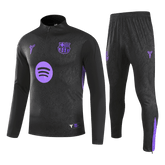 Barcelona Zipper Sweatshirt Kit(Top+Pants) 25/26 Black