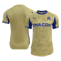 Player Version Marseille Fourth Soccer Jersey 25/26 Yellow